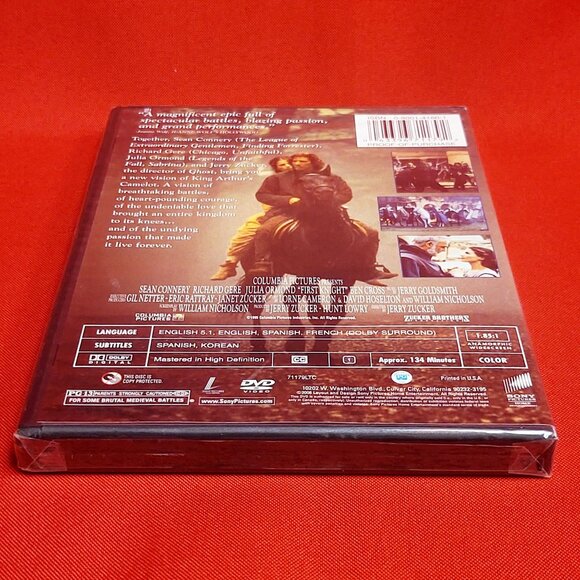 First Knight 1998 Sean Connery Richard Gere Julia Ormond DVD New Sealed - Picture 4 of 7